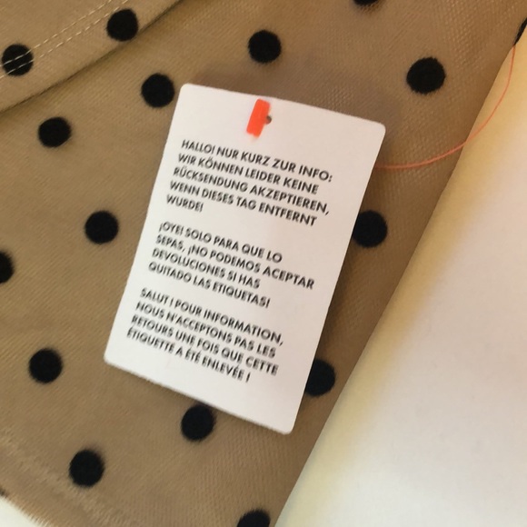 ASOS designs spot mesh bar dotmini dress in beige with black polkadots, new - Picture 7 of 10